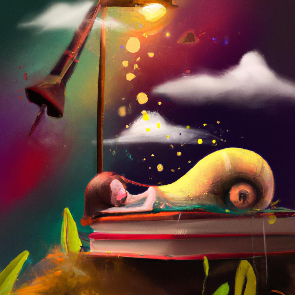 Imagem de capa do post "Lesma Livro dos Sonhos: Descubra o Significado de Seu Sonho!" com um desenho digital