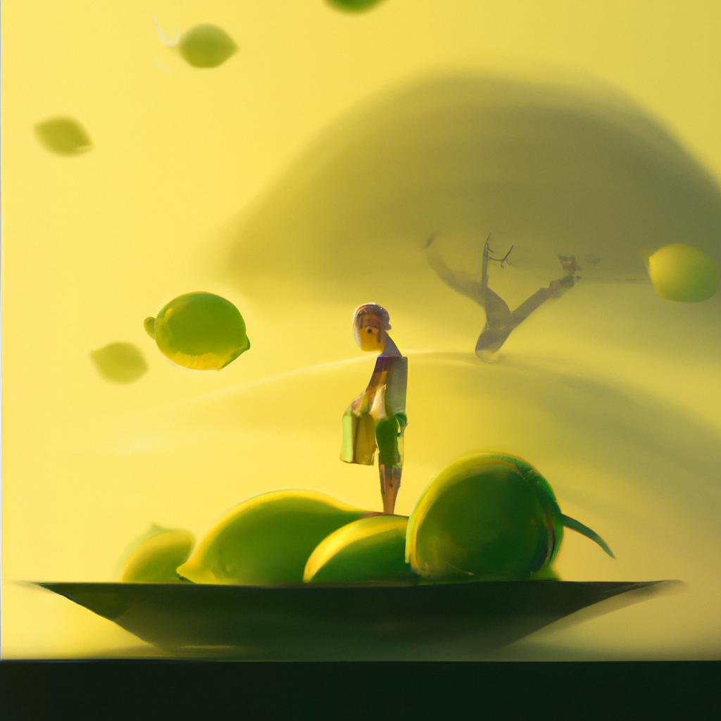 Imagem de capa do post "Sonhar com Limão Podre: Entenda o Significado Dessa Imagem Onírica!" com um desenho digital
