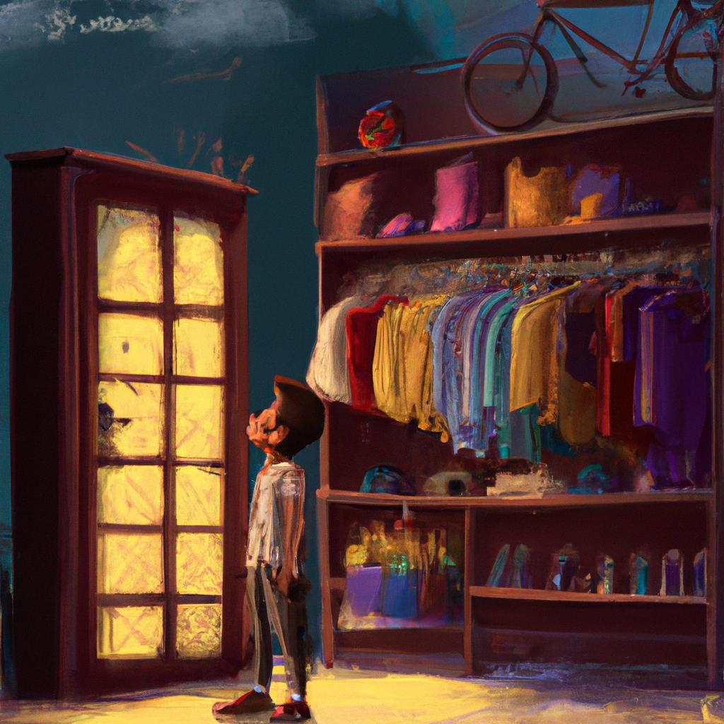 Imagem de capa do post "Descubra o que Significa Sonhar com Loja de Roupas!" com um desenho digital