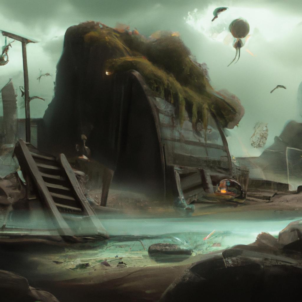 Imagem de capa do post Sonhar com Lugar Abandonado: Descubra o Significado! com um desenho digital