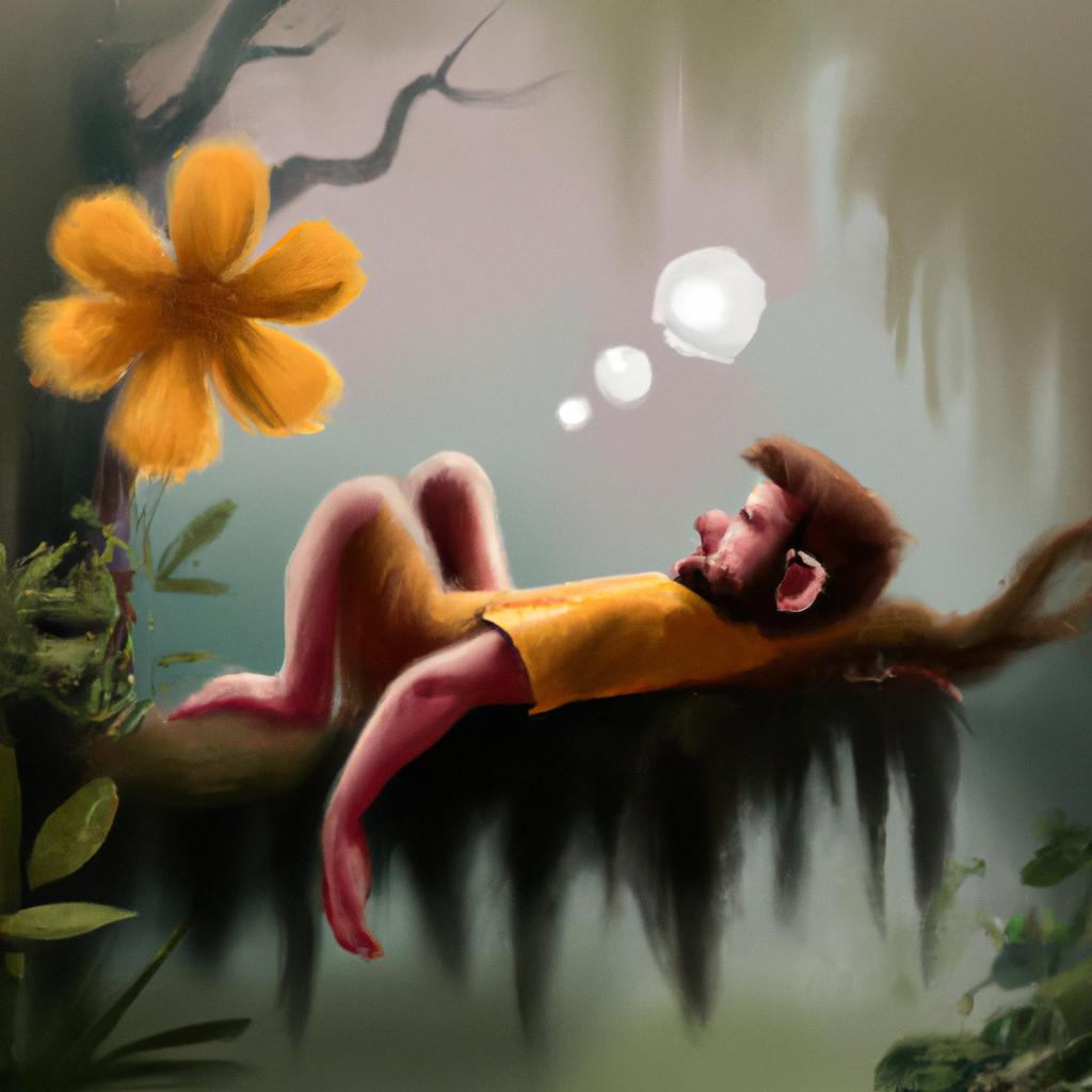 Imagem de capa do post "Descubra o Significado de Sonhar com Macaco Amarelo!" com um desenho digital