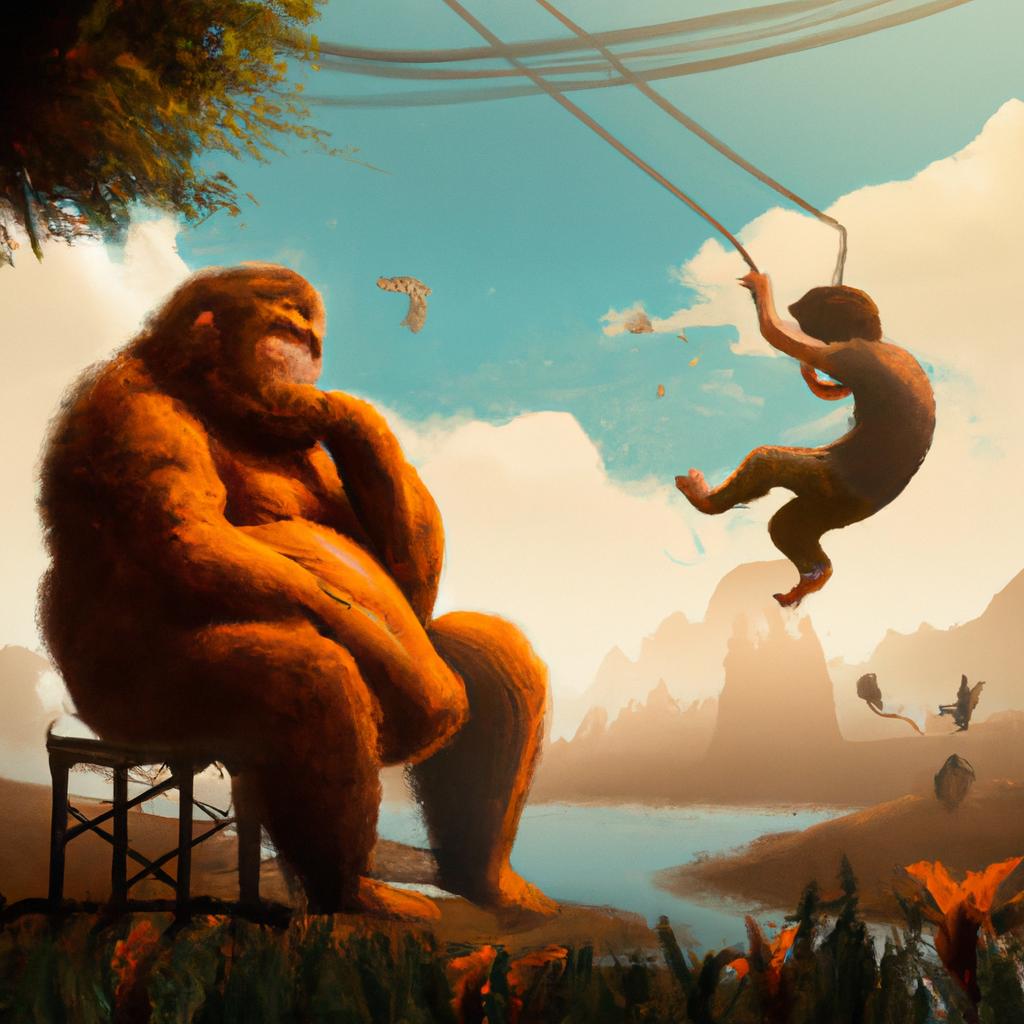 sonhar com macaco gigante3
