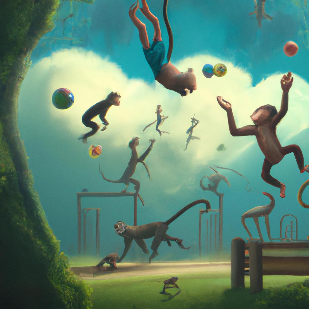 sonhar com macacos brincando3