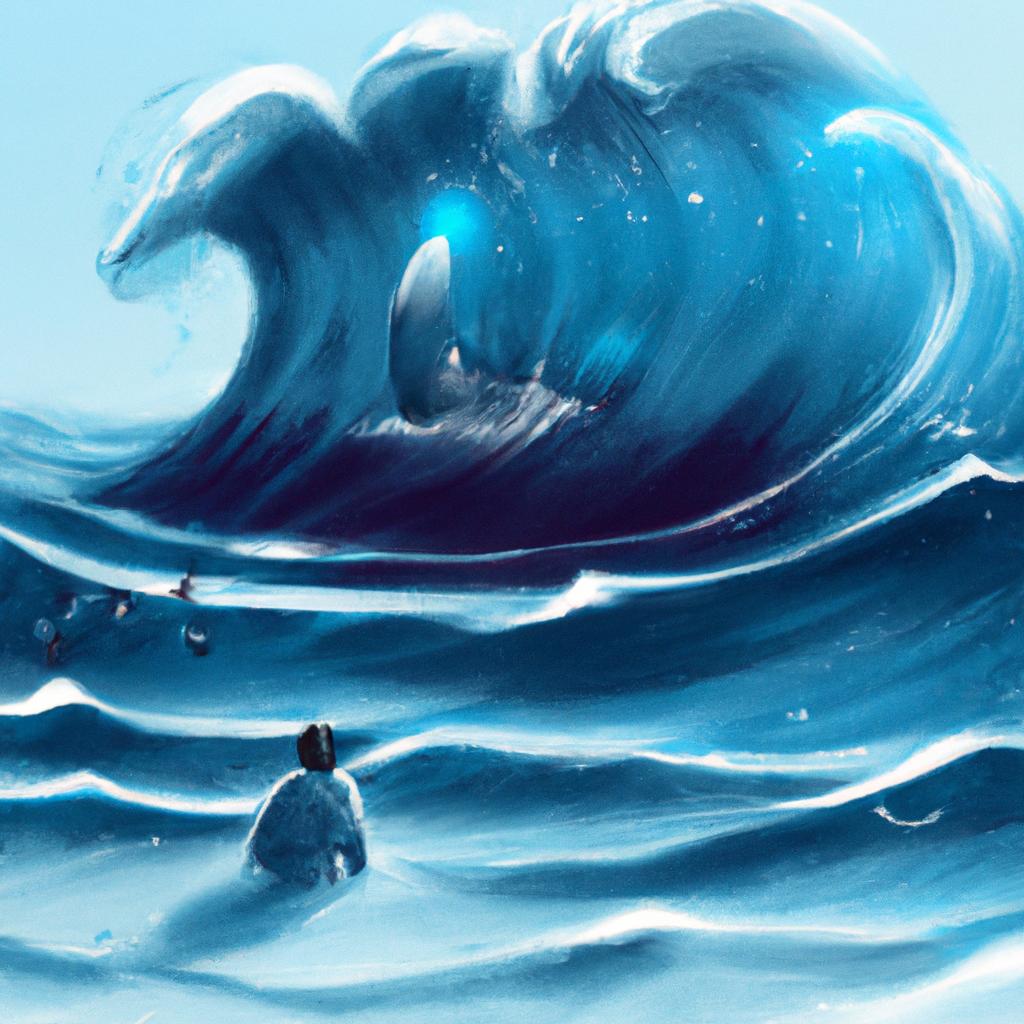 Imagem de capa do post Descubra o que Significa Sonhar com Mar de Ondas Grandes com um desenho digital