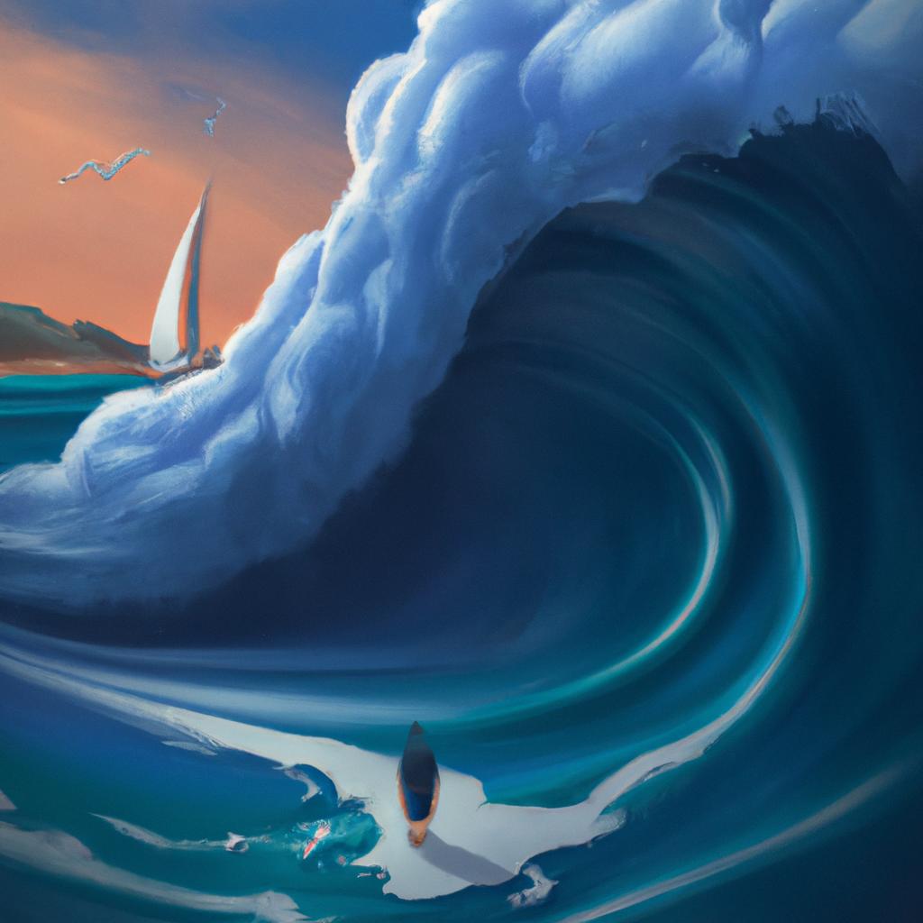 sonhar com mar ondas grandes4