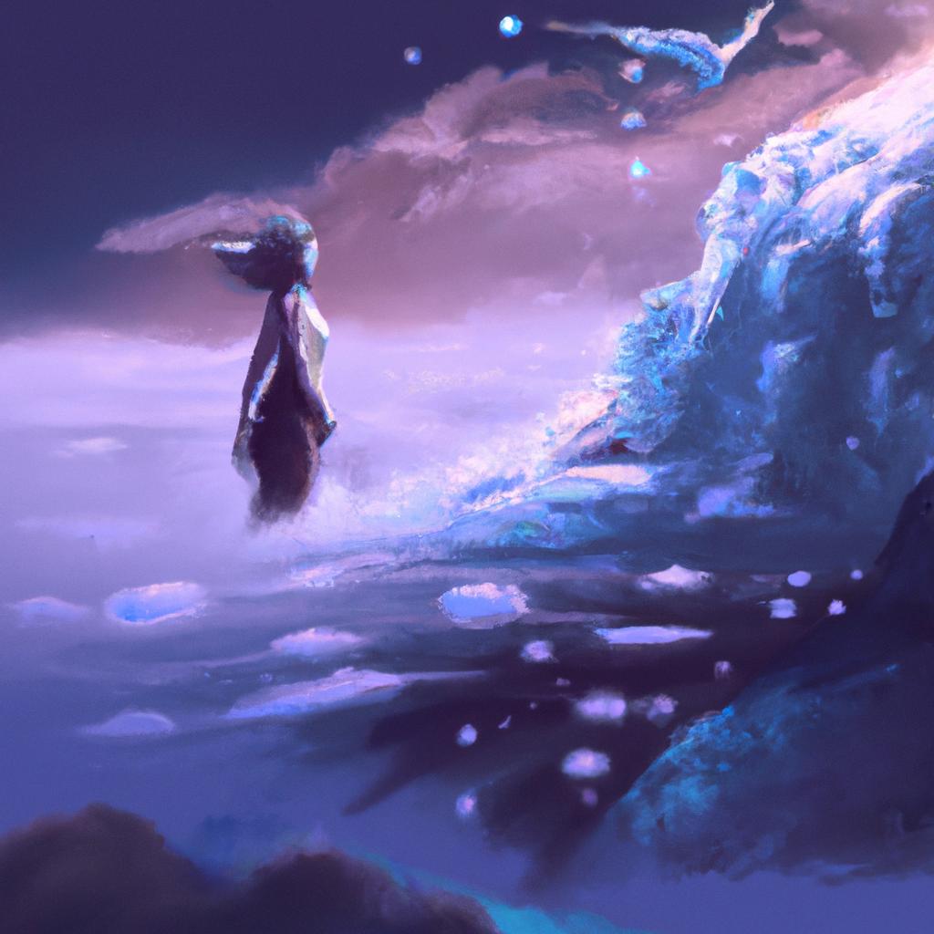 Imagem de capa do post "Descubra o Significado de Sonhar com a Mare Enchendo!" com um desenho digital