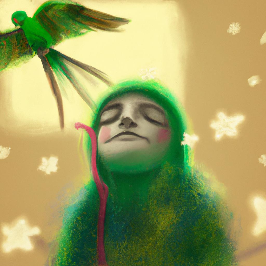 sonhar com maritaca verde3