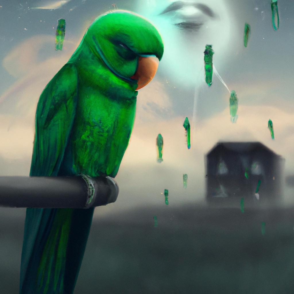 sonhar com maritaca verde4