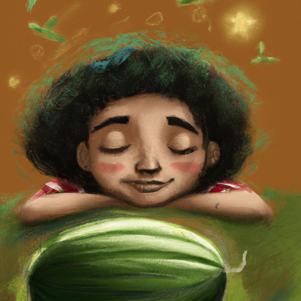 Imagem de capa do post Sonhar com Melancia Verde: Descubra o Significado! com um desenho digital
