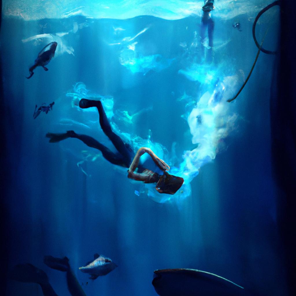 sonhar com mergulho no mar azul3