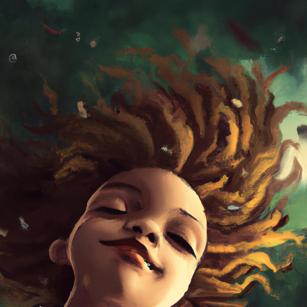 Imagem de capa do post "Sonhar Com Meu Cabelo Caindo: Descubra o Significado!" com um desenho digital