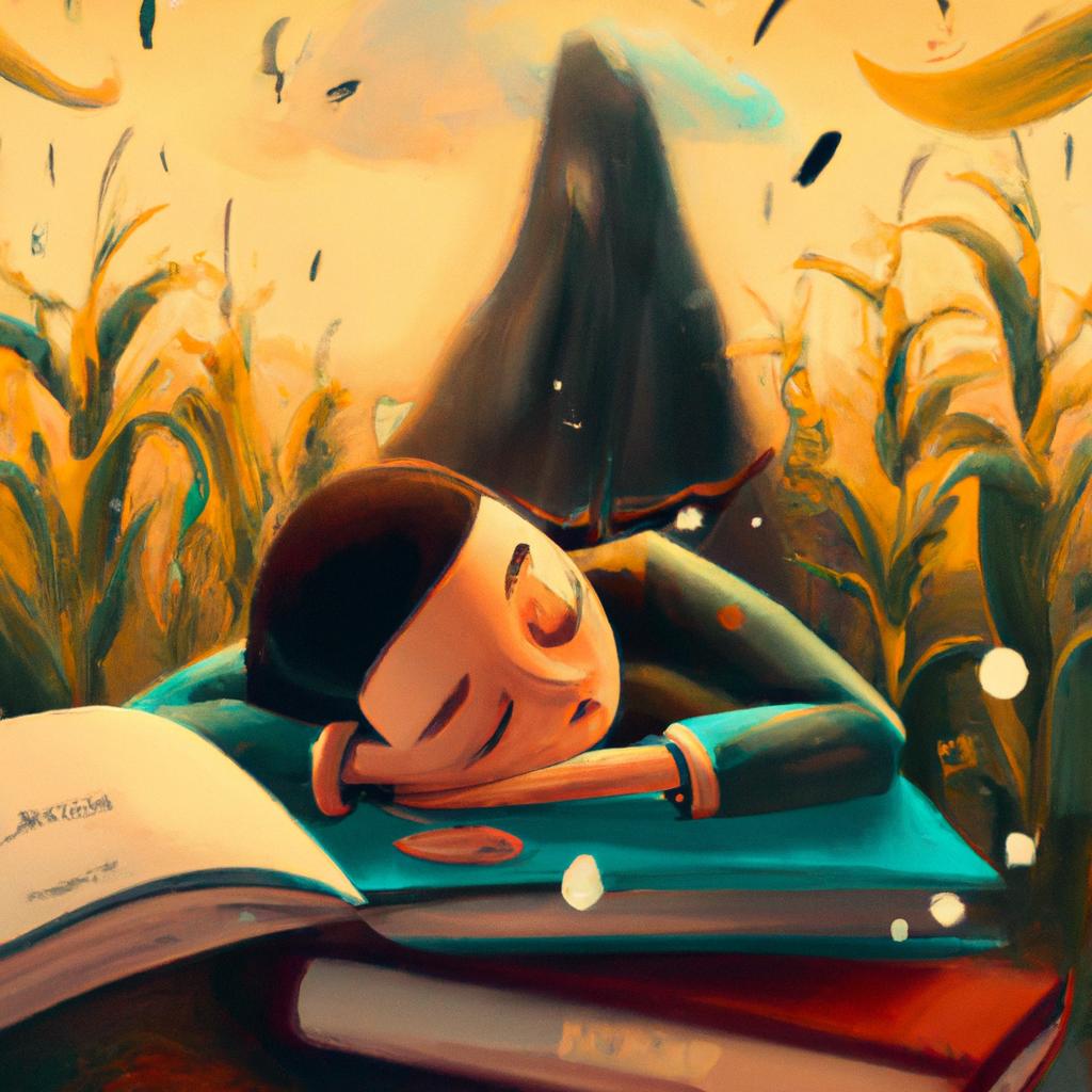 Imagem de capa do post "Descubra o que significa Sonhar com Milho no Livro dos Sonhos!" com um desenho digital