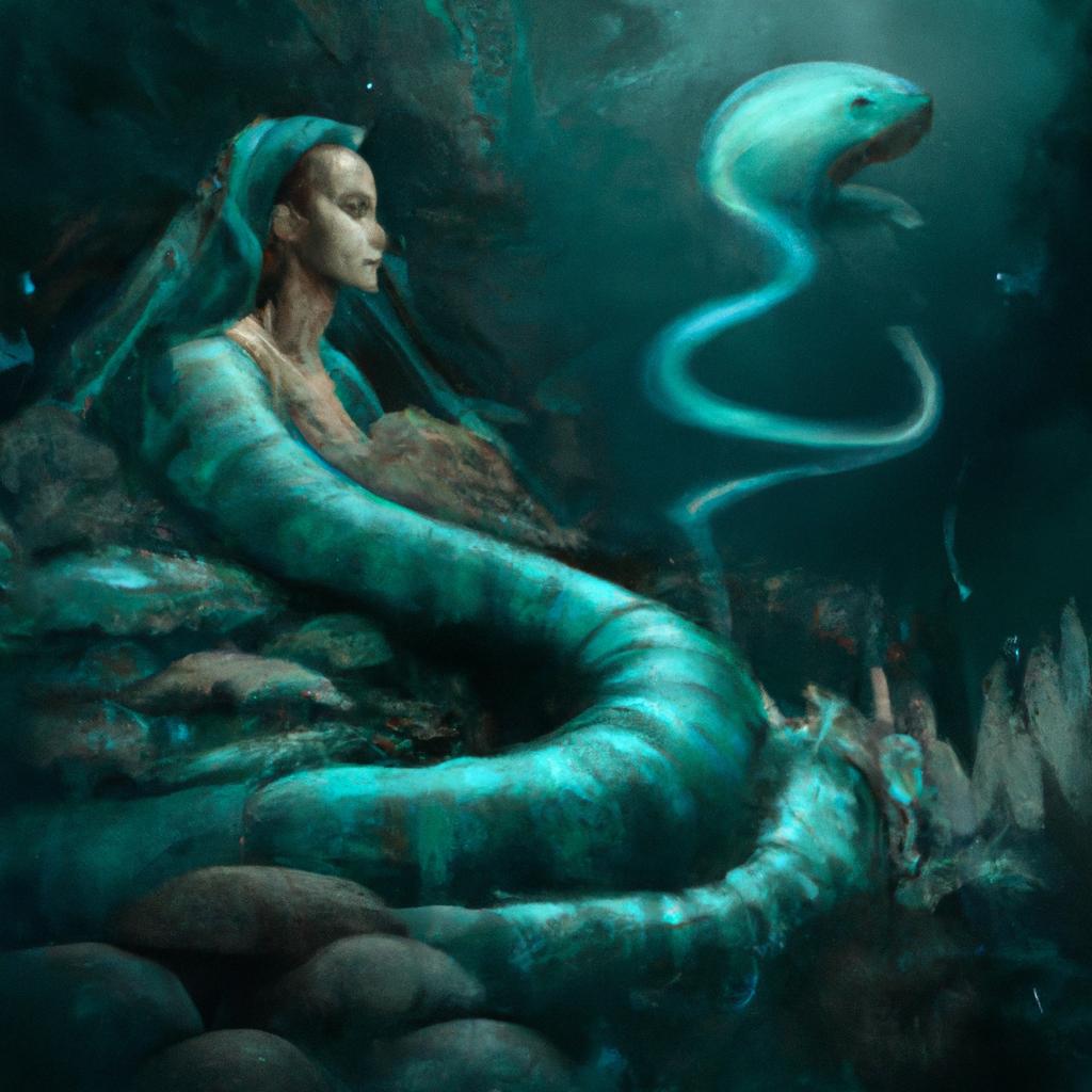 Imagem de capa do post Sonhar com Monte de Cobra: Descubra Seus Significados! com um desenho digital