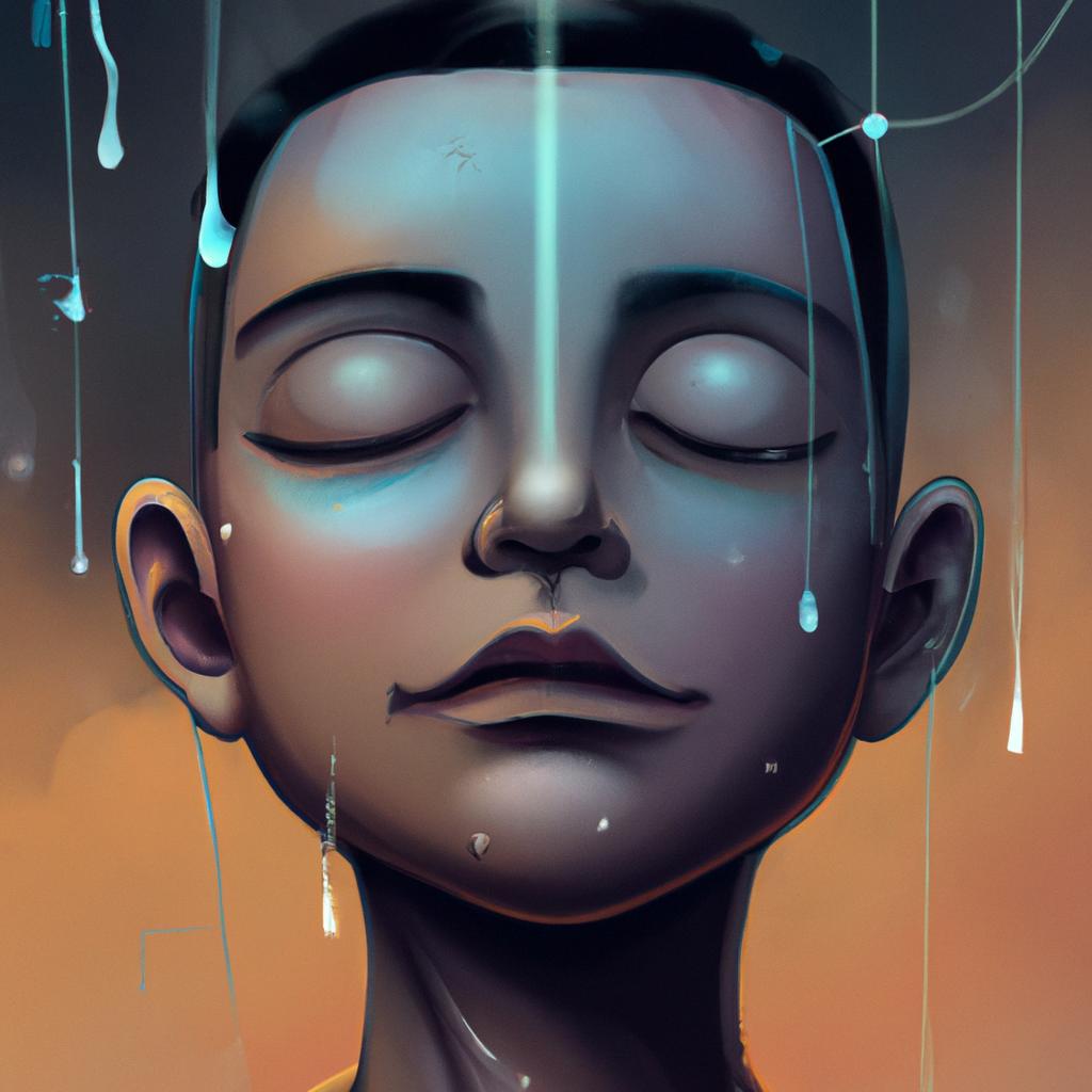 Imagem de capa do post "Descubra O Que Significa Sonhar Com Muitas Goteiras!" com um desenho digital