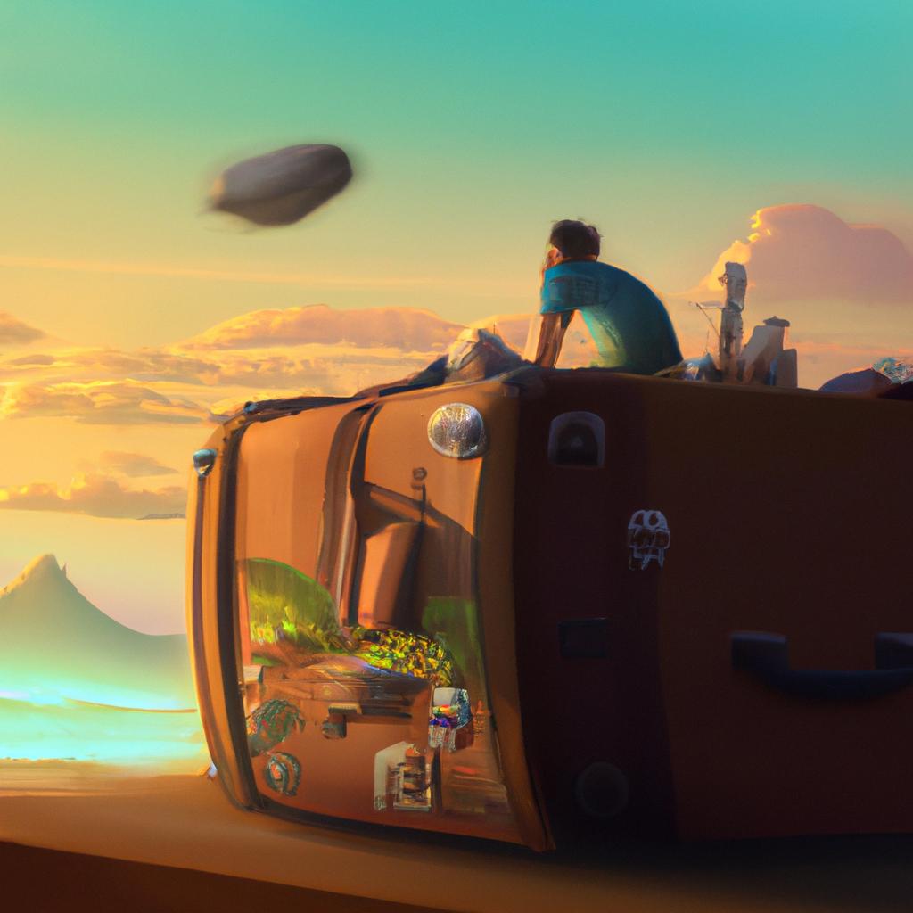 Imagem de capa do post Sonhar com Muitas Malas de Viagem: Descubra o Seu Significado! com um desenho digital