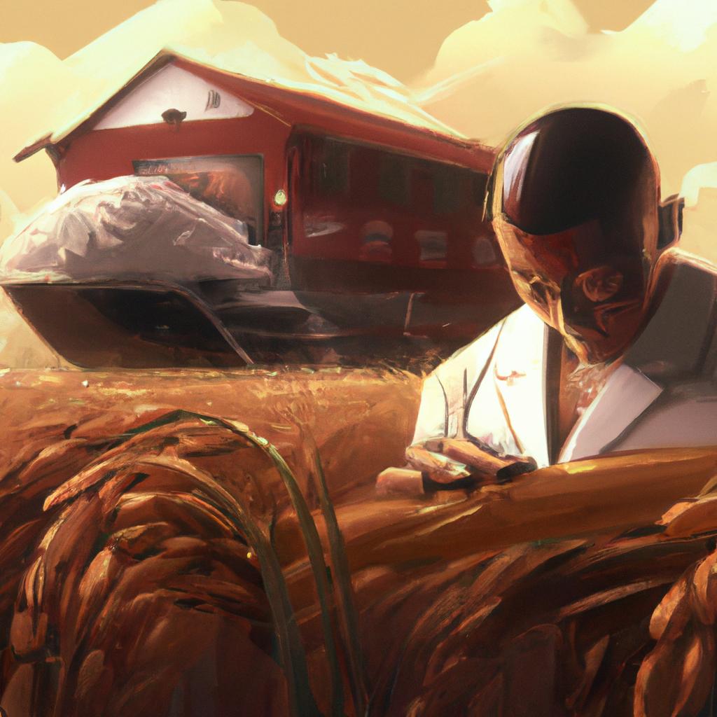 Imagem de capa do post "Descubra o Significado de Sonhar com Muito Arroz!" com um desenho digital