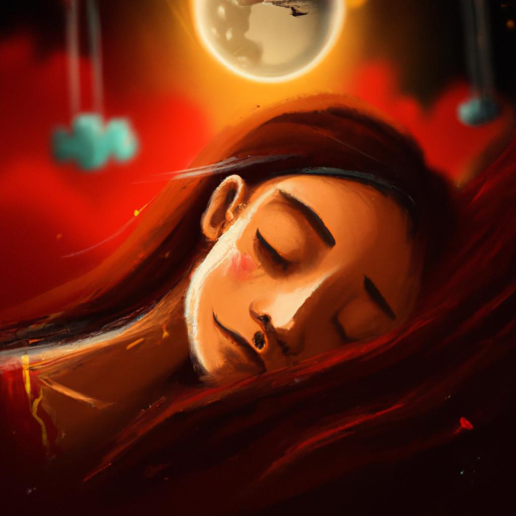 Imagem de capa do post "Sonhar com Mulher Menstruada: Descubra o que significa!" com um desenho digital