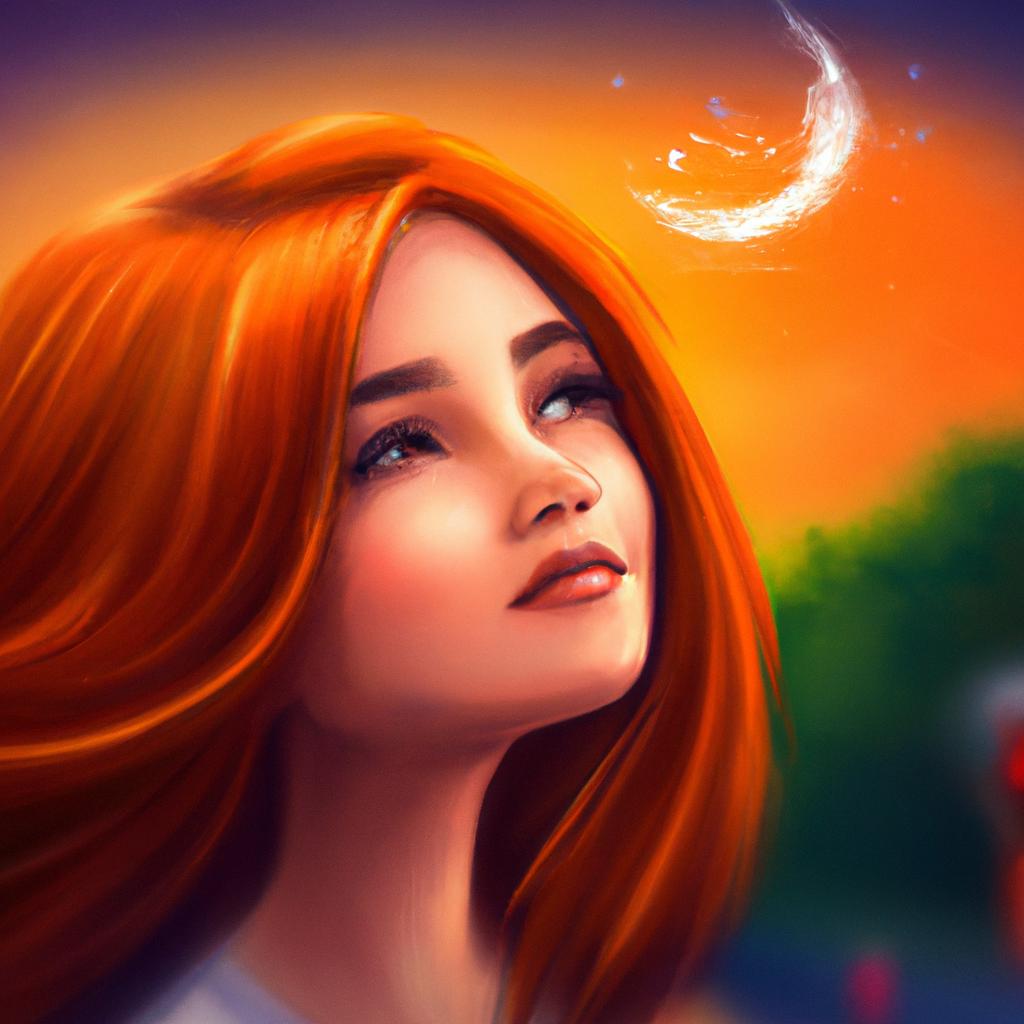 Imagem de capa do post Sonhar com Mulher Ruiva: Descubra o Significado! com um desenho digital