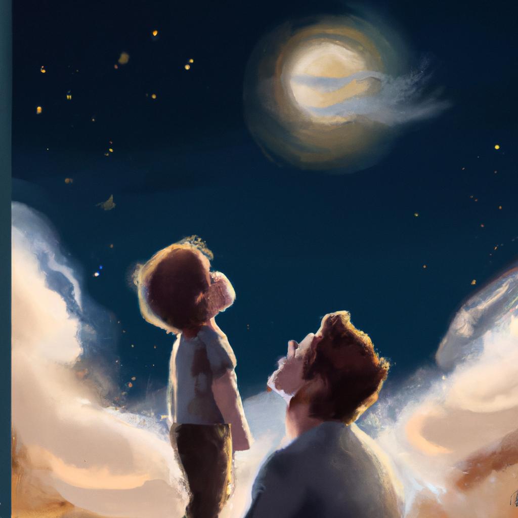 Imagem de capa do post "Sonhar com o Filho: O Significado Revelado!" com um desenho digital