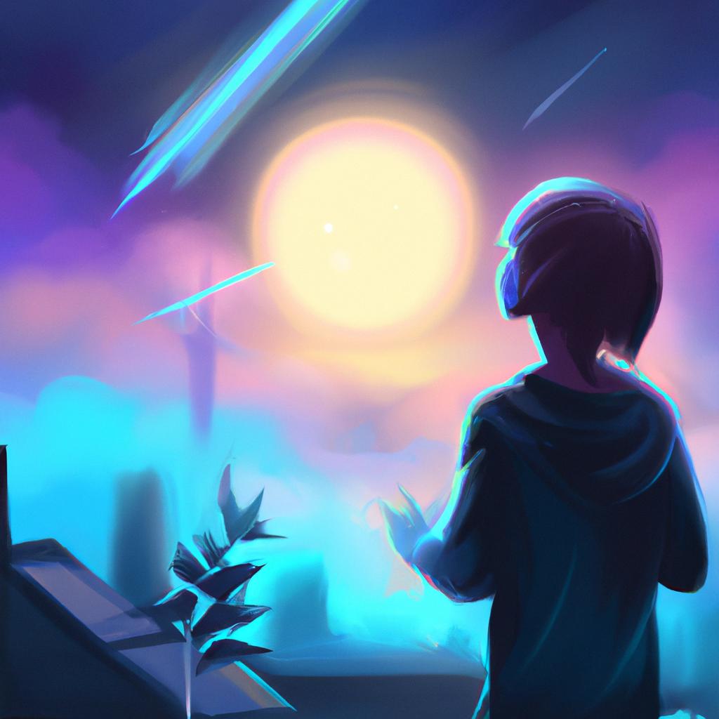 Imagem de capa do post "Sonhe com o Futuro: Descubra o Que Seus Sonhos Significam!" com um desenho digital