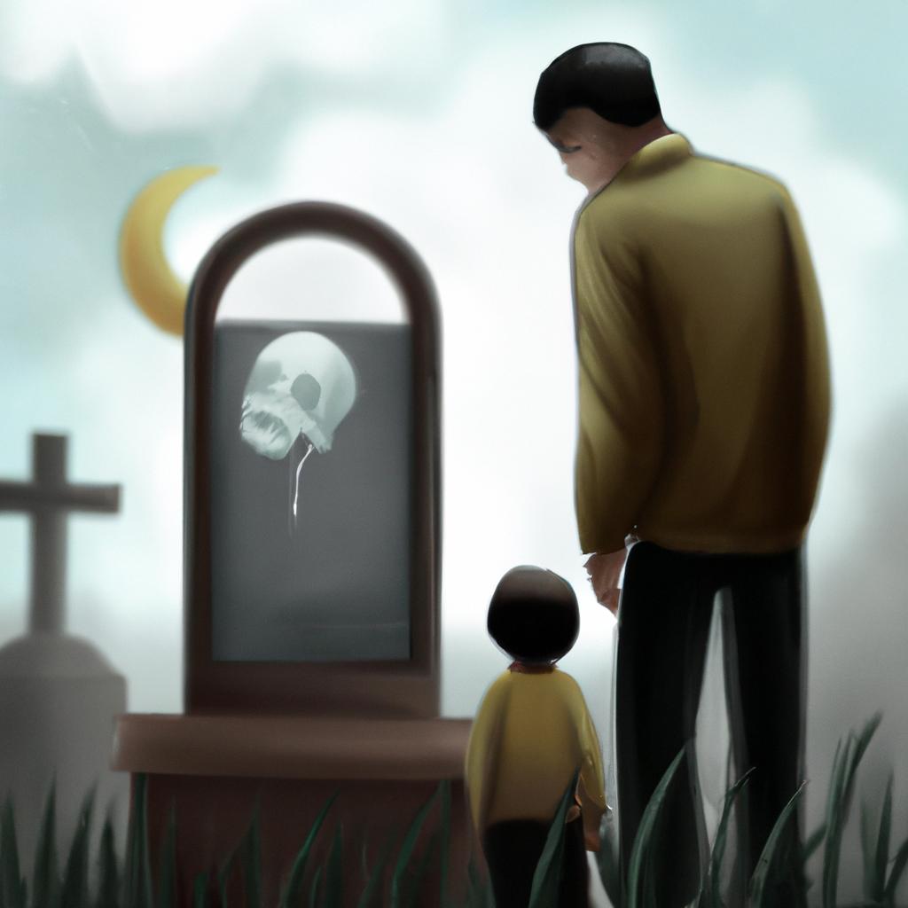 Imagem de capa do post Sonhar com Pai Falecido: Descubra o Significado Dessa Experiência! com um desenho digital