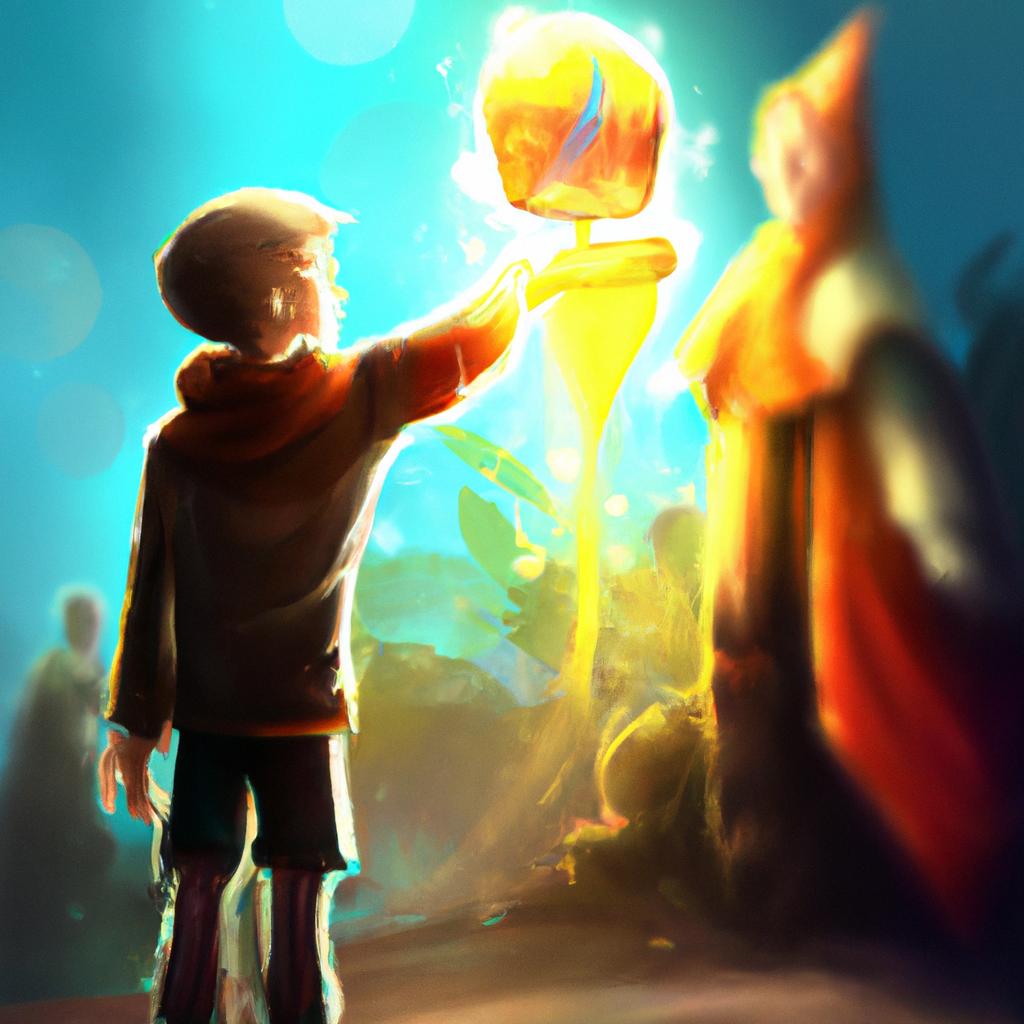 Imagem de capa do post "Descubra o Significado de Sonhar com Oferenda!" com um desenho digital