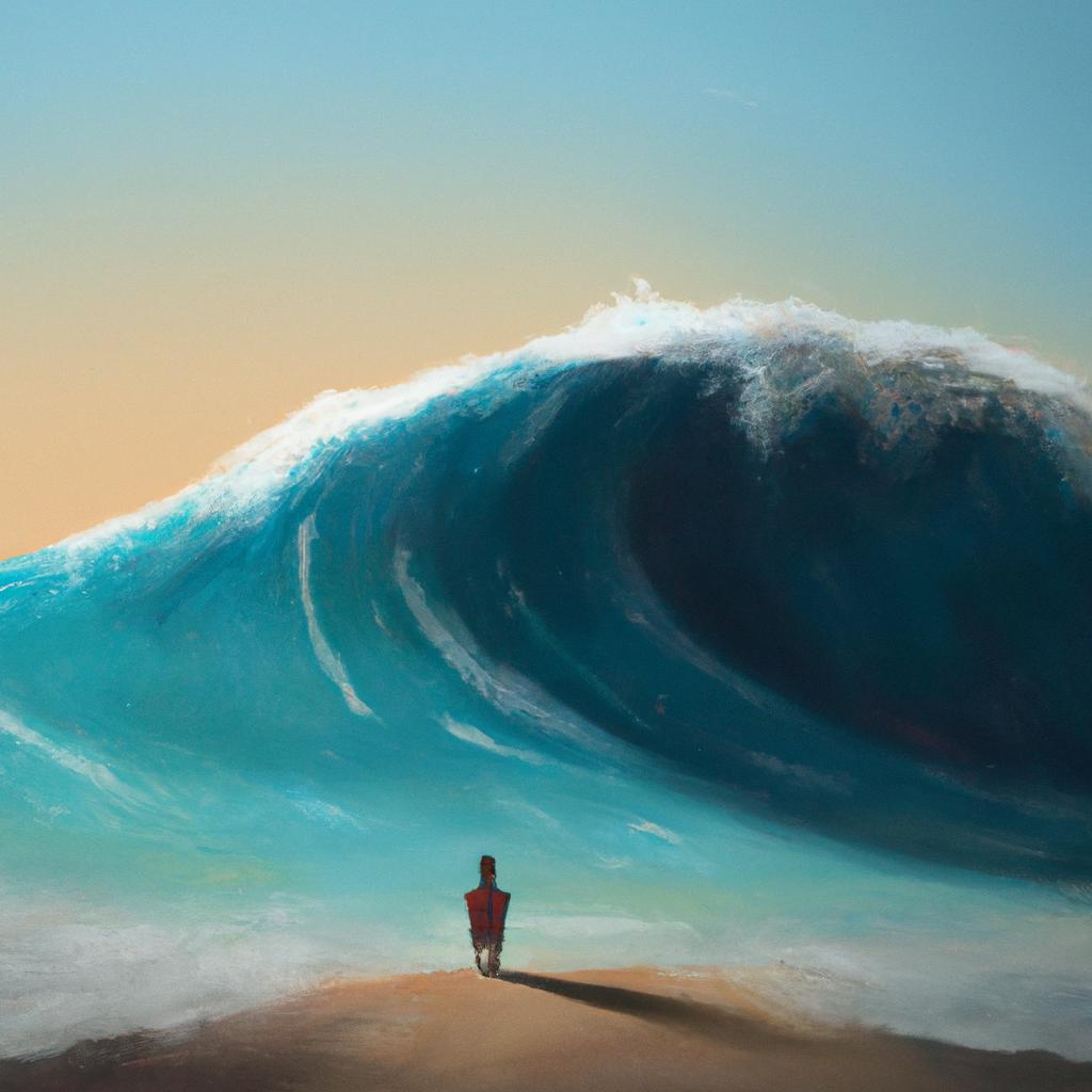 sonhar com onda gigante na praia2