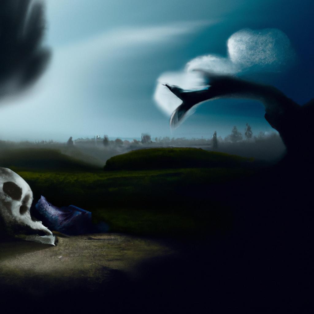 Imagem de capa do post "Sonhar Com Osso Quebrado: O Significado dos Sonhos Revelado!" com um desenho digital