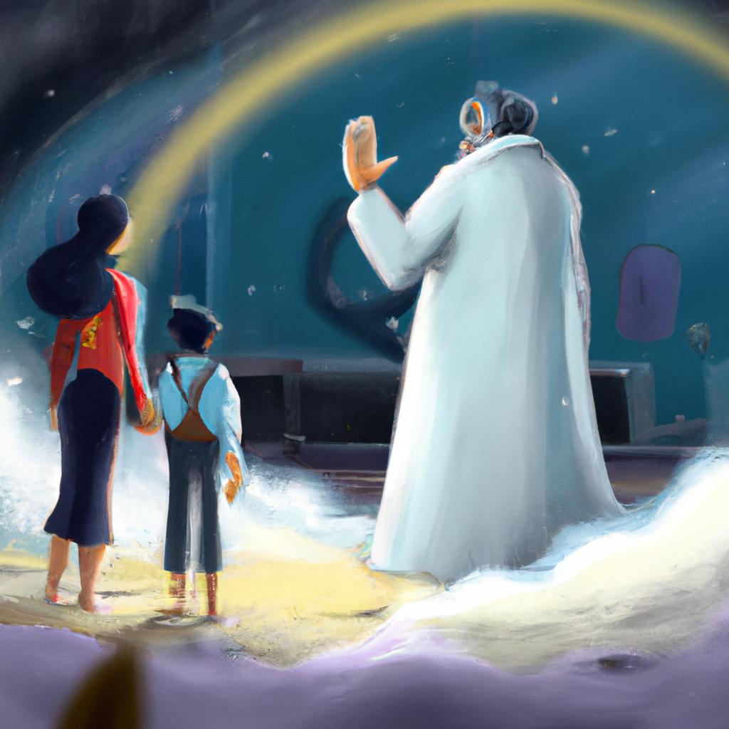 Imagem de capa do post "Meu Pai de Santo me Falou nos Sonhos: Descubra o Significado!" com um desenho digital