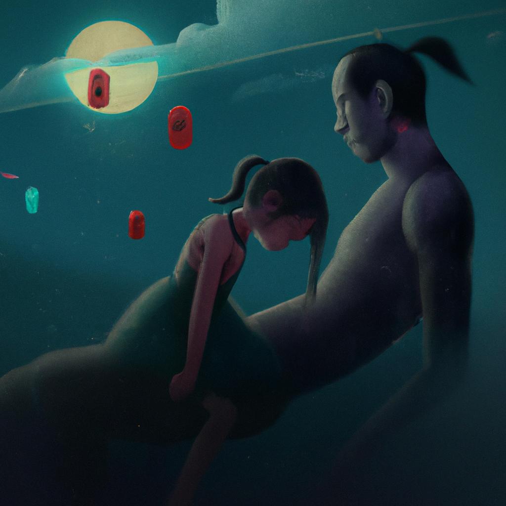 Imagem de capa do post "Sonhar com Pai e Mãe: O Significado Profundo dessa Experiência" com um desenho digital