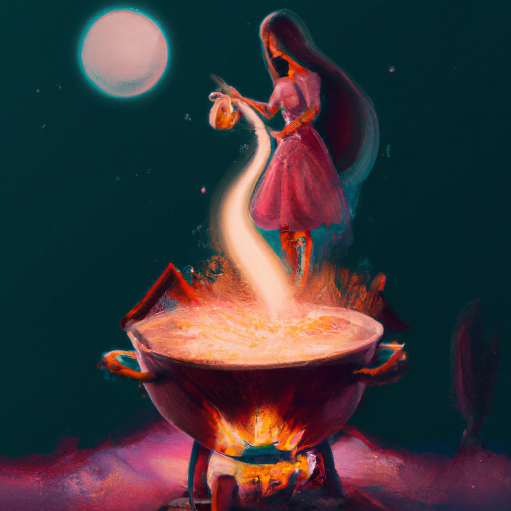 Imagem de capa do post "Descubra o que Significa Sonhar com Panela no Fogo!" com um desenho digital