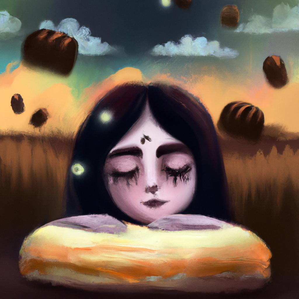 Imagem de capa do post "Descubra o Significado de Sonhar com Pão Doce!" com um desenho digital