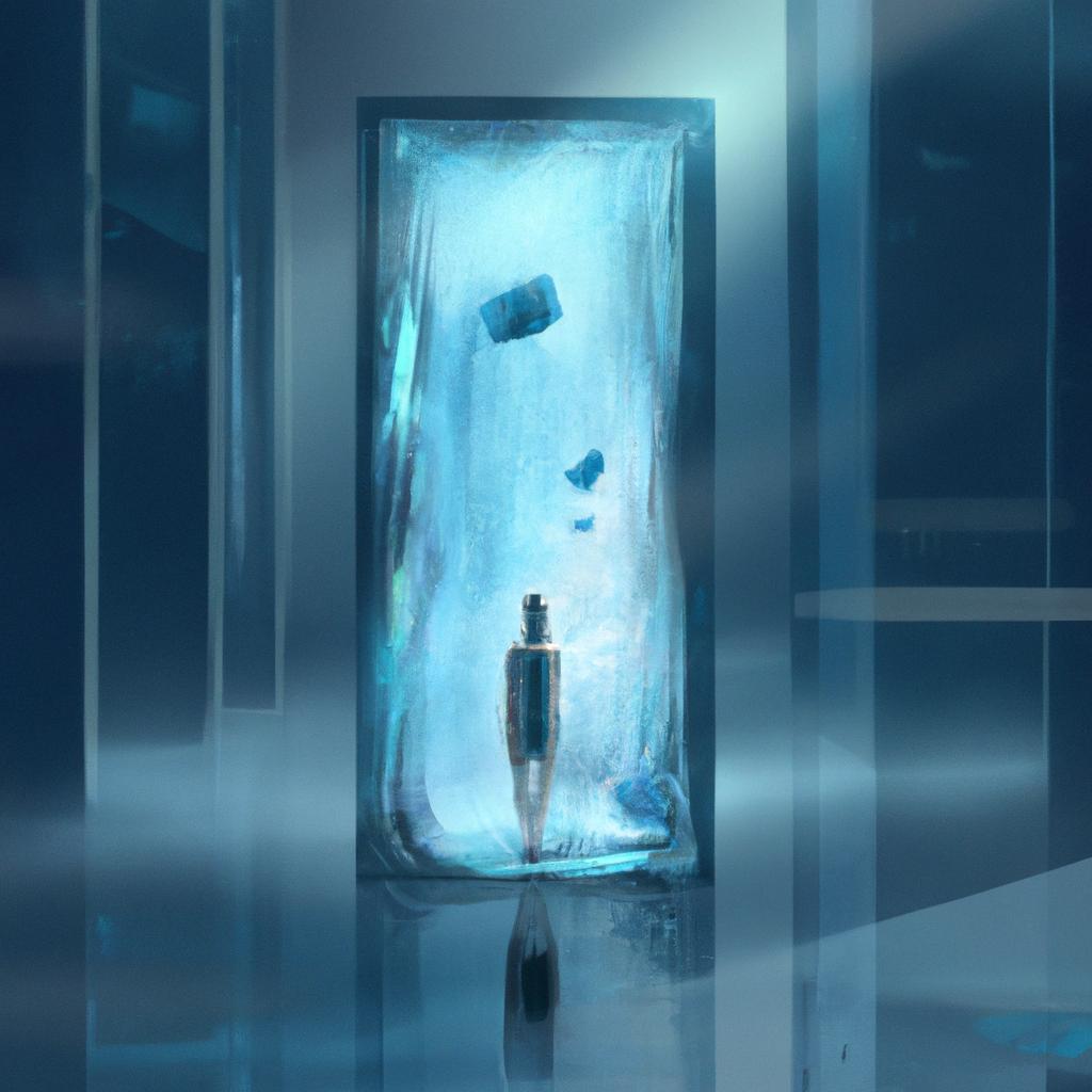 Imagem de capa do post "Descubra o Significado de Sonhar com Parede de Vidro!" com um desenho digital