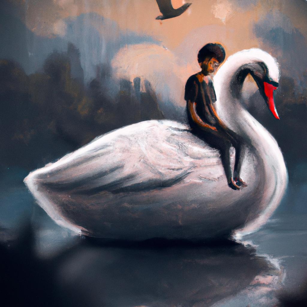 Imagem de capa do post Sonhar com Pato Branco: Entenda o Significado! com um desenho digital