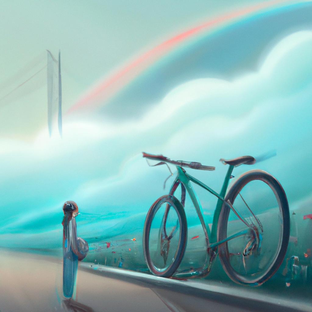 Imagem de capa do post "Descubra o Significado de Sonhar com Pedalar!" com um desenho digital