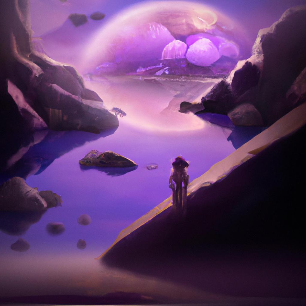 Imagem de capa do post Sonhar com Pedra Roxa? Descubra o que Significa! com um desenho digital