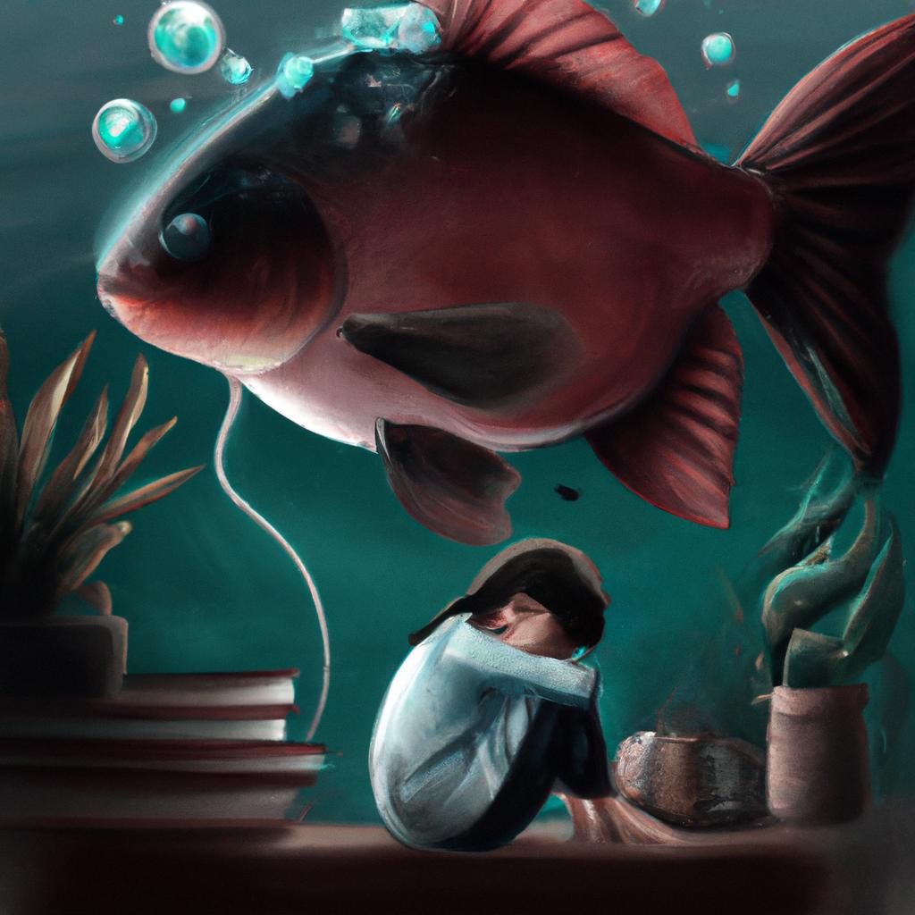 sonhar com peixe grande preto4