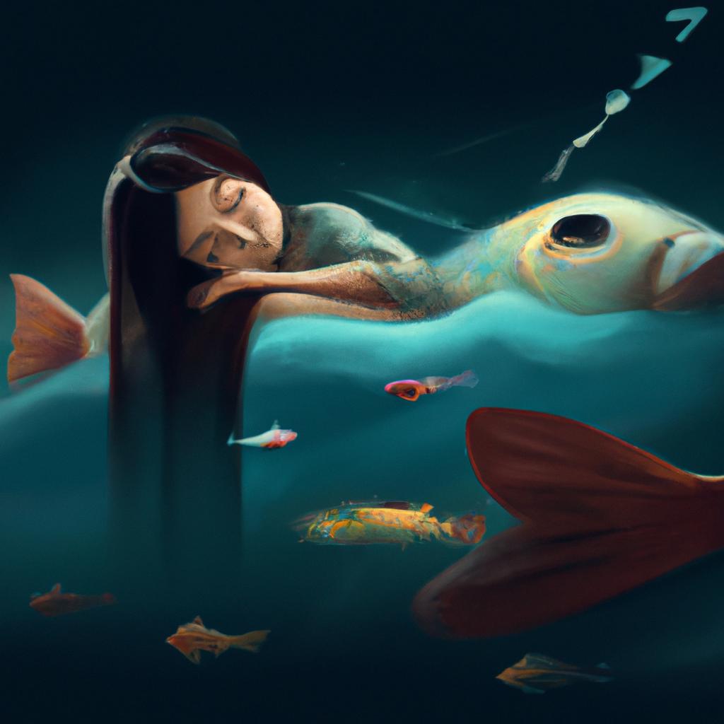 Imagem de capa do post "Sonhar com Peixe Jogo do Bicho: Descubra o Seu Significado!" com um desenho digital