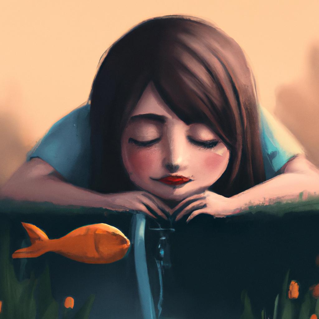 Imagem de capa do post Sonhar com Peixe te Mordendo: Saiba o que Significa! com um desenho digital
