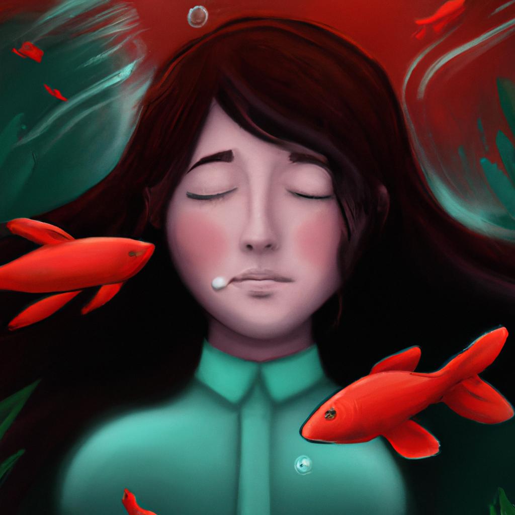 Imagem de capa do post Sonhar com Peixe Vermelho: Descubra seu Significado! com um desenho digital