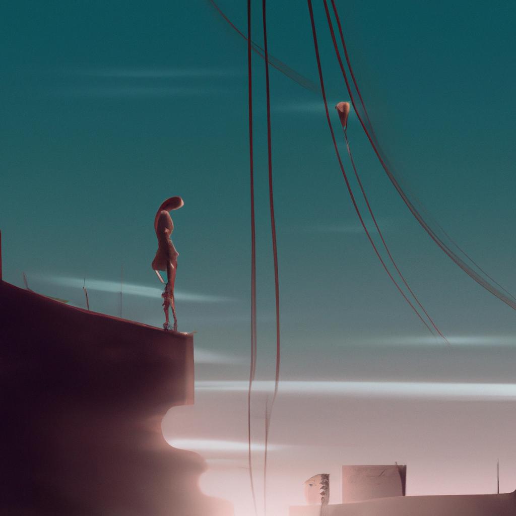 Imagem de capa do post "Sonhar com Suicídio: Descubra o Significado!" com um desenho digital
