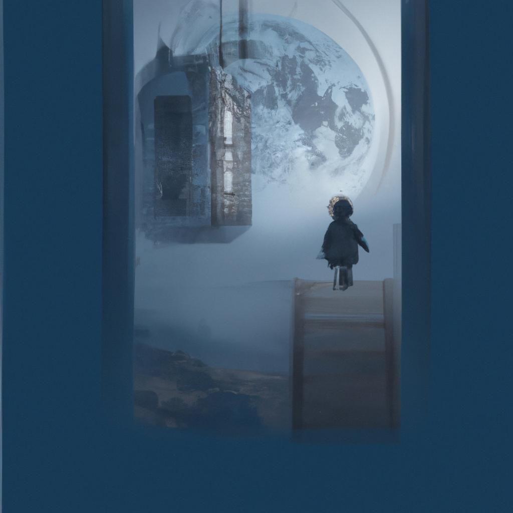 Imagem de capa do post "Sonhar com Pessoas Estranhas em Lugares Estranhos: Entenda o Significado!" com um desenho digital