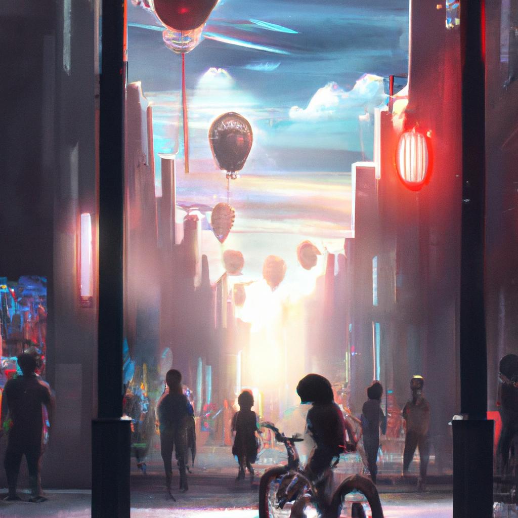 Imagem de capa do post "Sono Revela Significado Oculto: Sonhar com Pessoas na Rua" com um desenho digital
