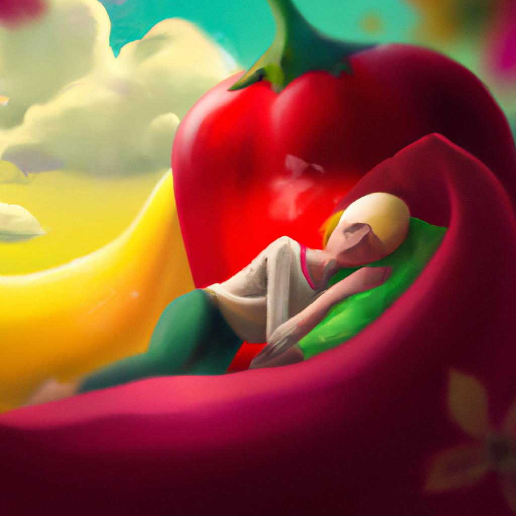 Imagem de capa do post "Descubra o Significado de Sonhar com Pimenta Malagueta!" com um desenho digital