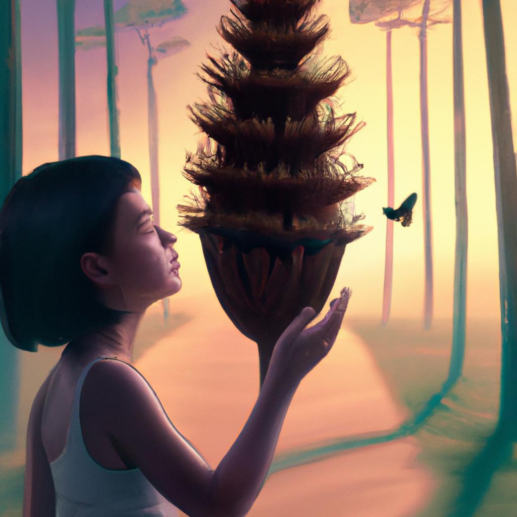 Imagem de capa do post Sonhar com Pinha Madura: Desvendando o Significado! com um desenho digital