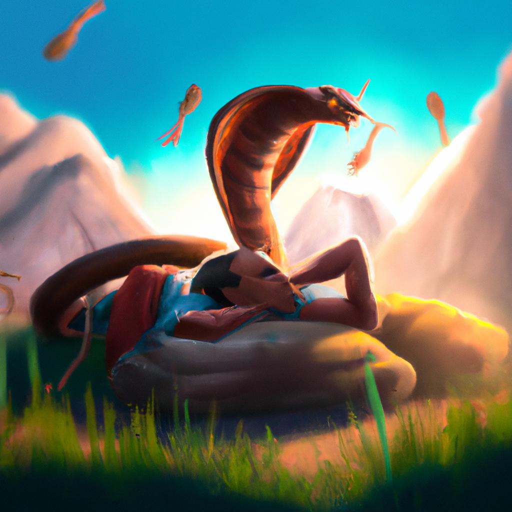 Imagem de capa do post Descubra o que Significa Sonhar com Piolho de Cobra do Jogo do Bicho! com um desenho digital