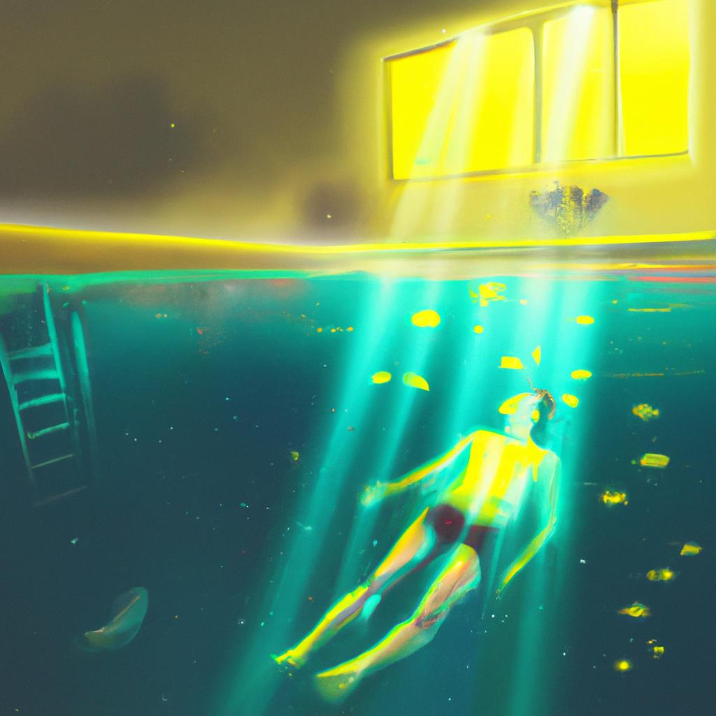 Imagem de capa do post "Sonhar com Piscina Rasa: Descubra o Significado dessa Visão!" com um desenho digital