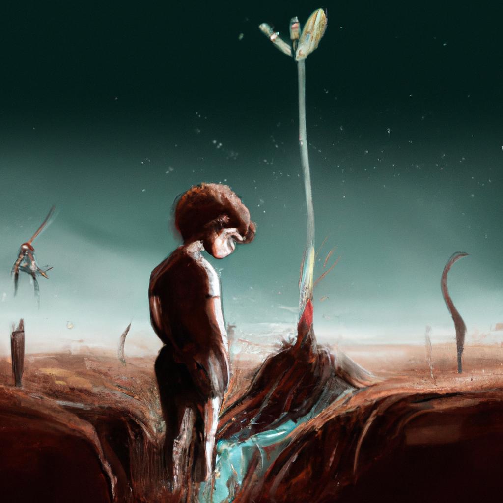 Imagem de capa do post Sonhar com Plantar: Descubra o Significado! com um desenho digital