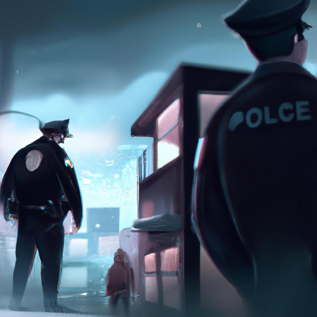 Imagem de capa do post Sonhar com Policiais: O que Significa? com um desenho digital