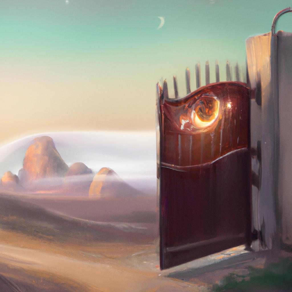 Imagem de capa do post Descubra o Significado de Sonhar com Portão Fechado! com um desenho digital